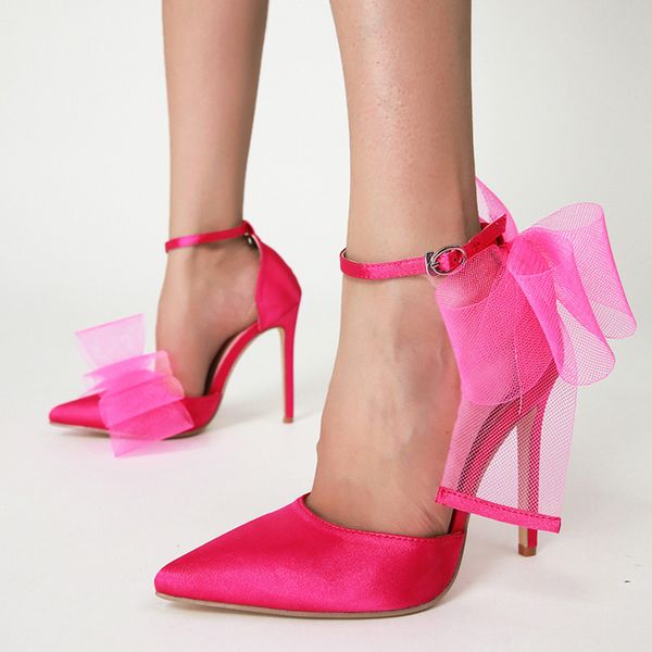 liyke 2023 new pointed toe buckle strap women pumps sandals fashion bowknot satin summer stiletto high heels party prom shoes, Black
liyke 2023 new pointed toe buckle strap women pumps sandals fashion bowknot satin summer stiletto high heels party prom shoes, Black
