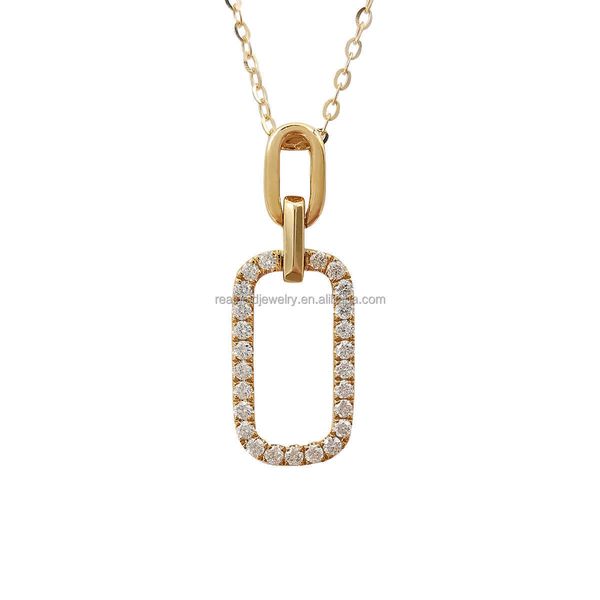 fine jewelry pendant 14k au585 solid gold moissanite necklaces women jewelry gift 14k yellow gold chinese gold women necklace, Silver
fine jewelry pendant 14k au585 solid gold moissanite necklaces women jewelry gift 14k yellow gold chinese gold women necklace, Silver