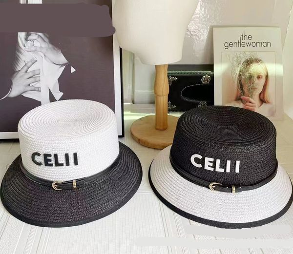 designer cap summer women straw hat fashion sun protection beach personality wide brim hatsbreathable straw woven black color, Blue;gray
designer cap summer women straw hat fashion sun protection beach personality wide brim hatsbreathable straw woven black color, Blue;gray