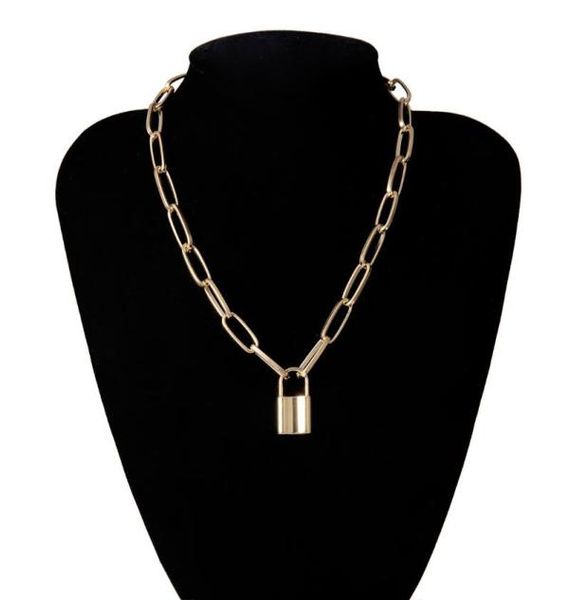 fashion punk men women lock pendant necklace layered chain on the neck choker party jewelry 2021 selling metal cool necklaces3088992, Silver
fashion punk men women lock pendant necklace layered chain on the neck choker party jewelry 2021 selling metal cool necklaces3088992, Silver