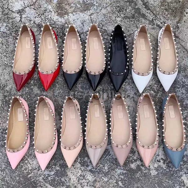 dress shoes designer pointed toe stud flats shoes luxury gladiator patent leather women shoes loafers j230613, Black
dress shoes designer pointed toe stud flats shoes luxury gladiator patent leather women shoes loafers j230613, Black