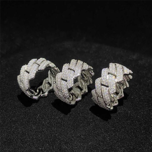 wholesale hip hop men jewelry moissanite cuban link rings gold plated silver diamond silver ring men's ring 
wholesale hip hop men jewelry moissanite cuban link rings gold plated silver diamond silver ring men's ring