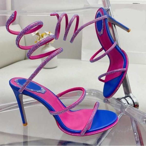 rene caovilla famous sandals high heels dress shoes sandal luxury designer crystal ankle strap winding 10mm fashionable stiletto heel for wo, Black
rene caovilla famous sandals high heels dress shoes sandal luxury designer crystal ankle strap winding 10mm fashionable stiletto heel for wo, Black