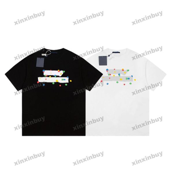xinxinbuy men designer tee t shirt 23ss gradient letter dots pattern short sleeve cotton women black white xs-xl, Black;brown
xinxinbuy men designer tee t shirt 23ss gradient letter dots pattern short sleeve cotton women black white xs-xl, Black;brown