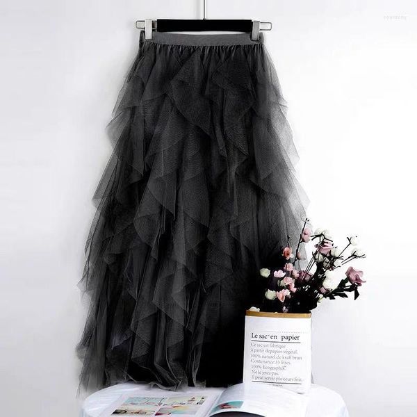 skirts summer women lady sweet fashion high waist long tulle skirt irregular layered ruffled beach clothes holiday, Black
skirts summer women lady sweet fashion high waist long tulle skirt irregular layered ruffled beach clothes holiday, Black