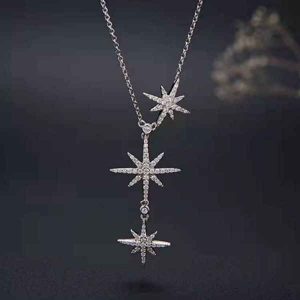 s925 sterling silver necklace long sweater chain moissanite six star pendant chain necklace
s925 sterling silver necklace long sweater chain moissanite six star pendant chain necklace
