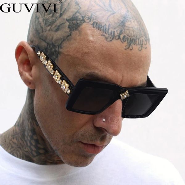 luxury sunglasses rhinestone square retro punk oversize geometric diamond decor designer sunglasses women men hip hop shades uv400, White;black
luxury sunglasses rhinestone square retro punk oversize geometric diamond decor designer sunglasses women men hip hop shades uv400, White;black