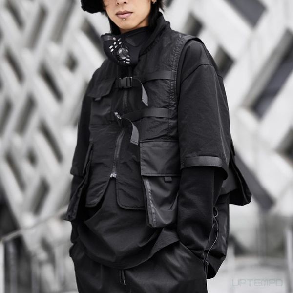 blazers wsnhlab multifunctional tactical vest multiple pockets techwear streetwear harajuku, White;black
blazers wsnhlab multifunctional tactical vest multiple pockets techwear streetwear harajuku, White;black