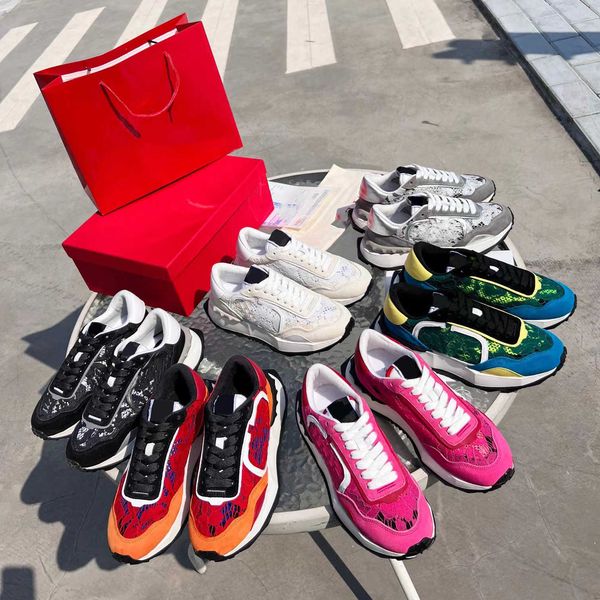 sneakers shoes valentinolies fashion lace paris mesh lacerunner running sneaker women casual men metal leather casual texture rive jp9q, Black
sneakers shoes valentinolies fashion lace paris mesh lacerunner running sneaker women casual men metal leather casual texture rive jp9q, Black