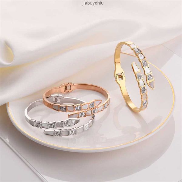 fashion jewelry non-fading snake bracelet with mother-of-pearl designer model stainless steel, Silver
fashion jewelry non-fading snake bracelet with mother-of-pearl designer model stainless steel, Silver