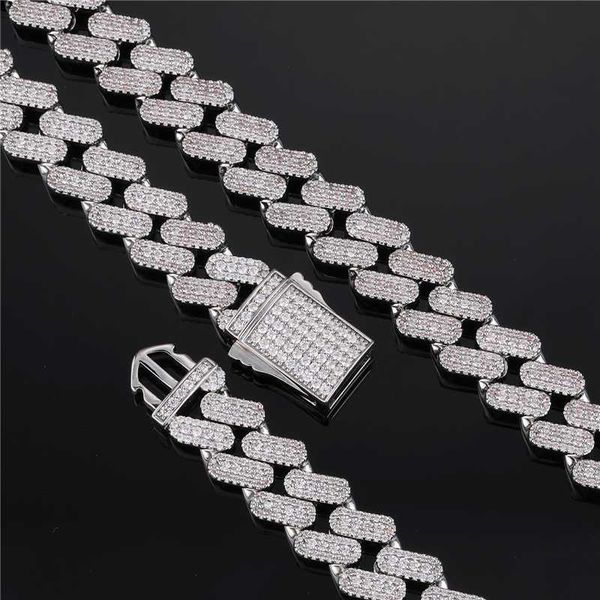 hip hop iced out 13mm rapper necklace miami zirconia cuban chain zircon bracelets necklaces for men jewelry, Silver
hip hop iced out 13mm rapper necklace miami zirconia cuban chain zircon bracelets necklaces for men jewelry, Silver