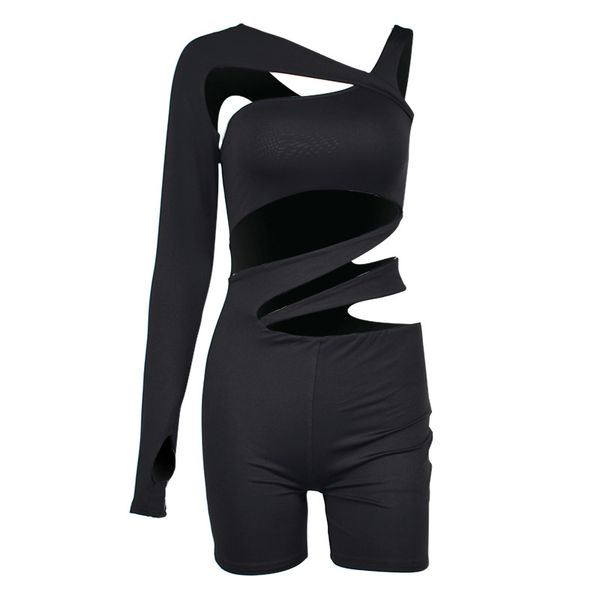 women's jumpsuits & rompers women's hollowed out navel and sloping shoulder jumpsuit for women, Black;white
women's jumpsuits & rompers women's hollowed out navel and sloping shoulder jumpsuit for women, Black;white