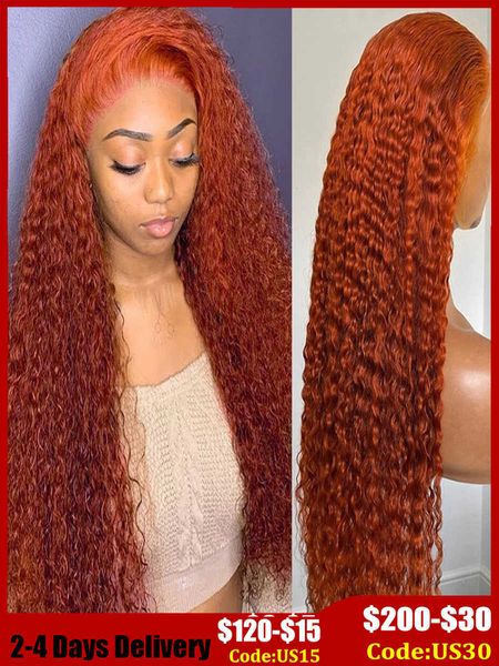 lace wigs 34 inch ginger orange 360 full lace front wigs deep curly human hair wigs 13x4 hd transparent deep wave lace frontal wig z0613, Black;brown
lace wigs 34 inch ginger orange 360 full lace front wigs deep curly human hair wigs 13x4 hd transparent deep wave lace frontal wig z0613, Black;brown
