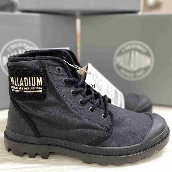 palladium summer high canvas shoes casual versatile canvas outdoor martin boots work boots men, Black
palladium summer high canvas shoes casual versatile canvas outdoor martin boots work boots men, Black