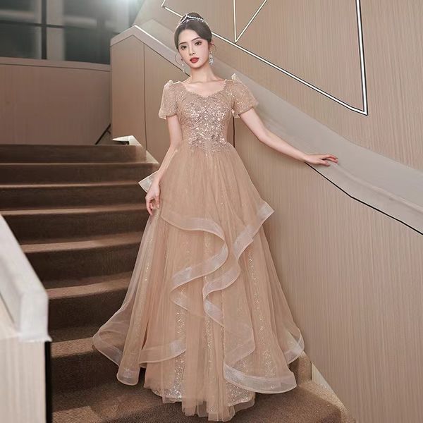 luxury prom dresses beads appliques ruffles high side split celebrity party prom dress robe de mariage reception dress evening gowns for wom, Black
luxury prom dresses beads appliques ruffles high side split celebrity party prom dress robe de mariage reception dress evening gowns for wom, Black
