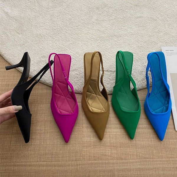 sandals summer new brand pointed toe slingback shoes thin high heel shallow slip on ladies elegant plus size 41 230511, Black
sandals summer new brand pointed toe slingback shoes thin high heel shallow slip on ladies elegant plus size 41 230511, Black