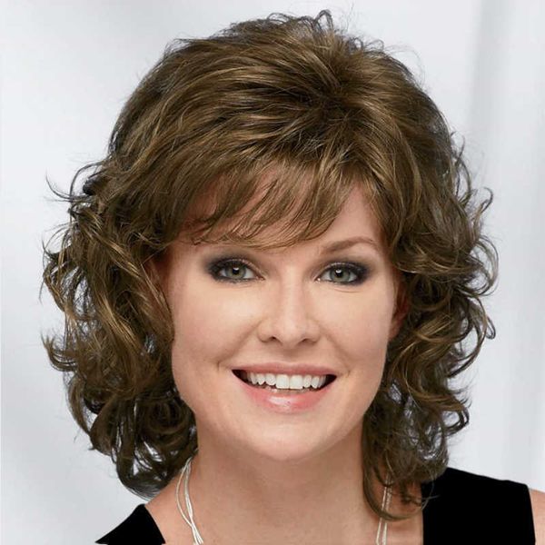 lace wigs hairjoy women synthetic hair wigs short curly with bangs shoulder length brown blonde grey white wig z0613, Black;brown
lace wigs hairjoy women synthetic hair wigs short curly with bangs shoulder length brown blonde grey white wig z0613, Black;brown
