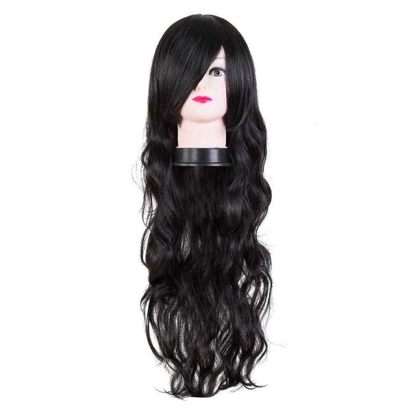 lace wigs black wig fei-show synthetic heat resistant carnival halloween costume cos-play 26 inches long curly hair female party hairpiece z, Black;brown
lace wigs black wig fei-show synthetic heat resistant carnival halloween costume cos-play 26 inches long curly hair female party hairpiece z, Black;brown