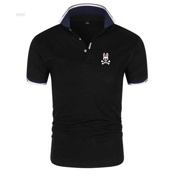 mens polos combed cotton summer clothing short sleeve business design animal pattern psycho bunny t shirt casual striped breathable clothes, White;black
mens polos combed cotton summer clothing short sleeve business design animal pattern psycho bunny t shirt casual striped breathable clothes, White;black