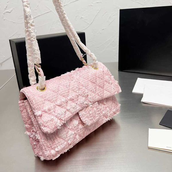 cc bags luxury brand shoulder womens classic double flap pink tweed gold matelasse chain crossbody pochette handbags saco
cc bags luxury brand shoulder womens classic double flap pink tweed gold matelasse chain crossbody pochette handbags saco