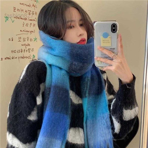 scarves scarf women's autumn and winter imitation cashmere ins plaid versatile ac same shawl dual-use thick warm tide5bv9, Blue;gray
scarves scarf women's autumn and winter imitation cashmere ins plaid versatile ac same shawl dual-use thick warm tide5bv9, Blue;gray