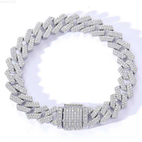 custom new trendy man 18k white gold plated 12mm width bling iced out diamond zircon jewelry cuban chain link hiphop necklace, Silver
custom new trendy man 18k white gold plated 12mm width bling iced out diamond zircon jewelry cuban chain link hiphop necklace, Silver