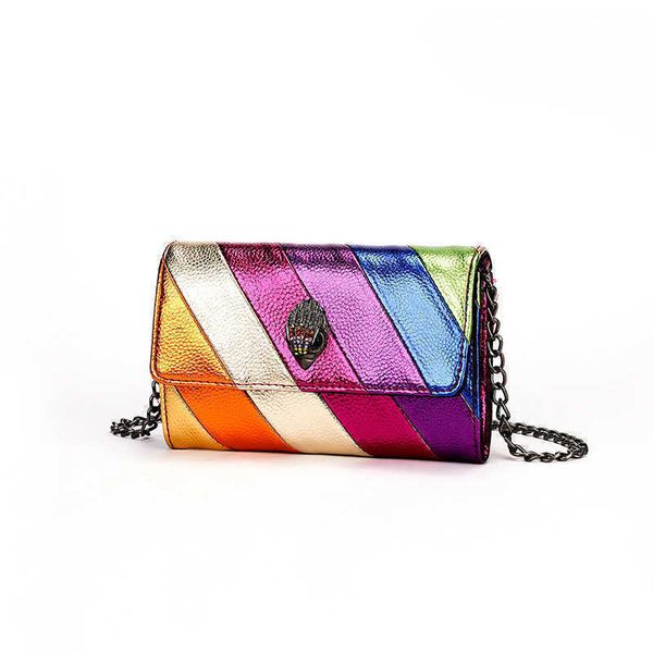 designer women's bags clashing color splicing crossbody bag eagle head shoulder bag rainbow handbag 0613-111
designer women's bags clashing color splicing crossbody bag eagle head shoulder bag rainbow handbag 0613-111