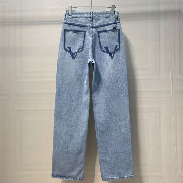 designer womens denim pants classic letter print casual trousers ripped fashion long jeans four season clothes amazing quality sml, Blue
designer womens denim pants classic letter print casual trousers ripped fashion long jeans four season clothes amazing quality sml, Blue