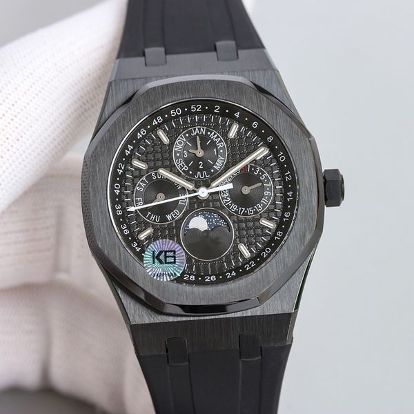 moon phase watch automatic mechanical 5134 movement mens watches 41mm all dials working sapphire waterproof swimming montre de luxe, Slivery;brown
moon phase watch automatic mechanical 5134 movement mens watches 41mm all dials working sapphire waterproof swimming montre de luxe, Slivery;brown