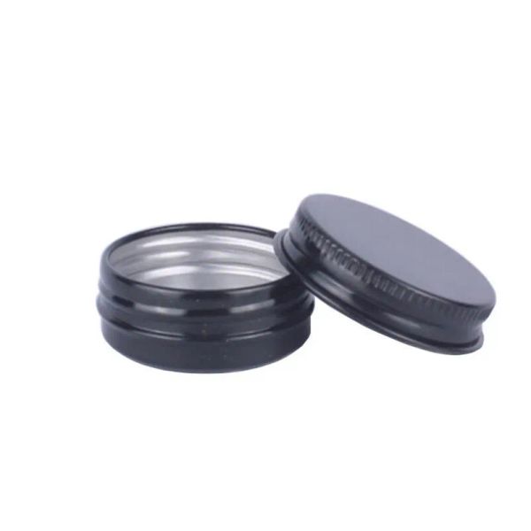15g small black aluminum jar 15ml empty lip balm cosmetic eye cream bottle travel lotion tin container lx3269
15g small black aluminum jar 15ml empty lip balm cosmetic eye cream bottle travel lotion tin container lx3269