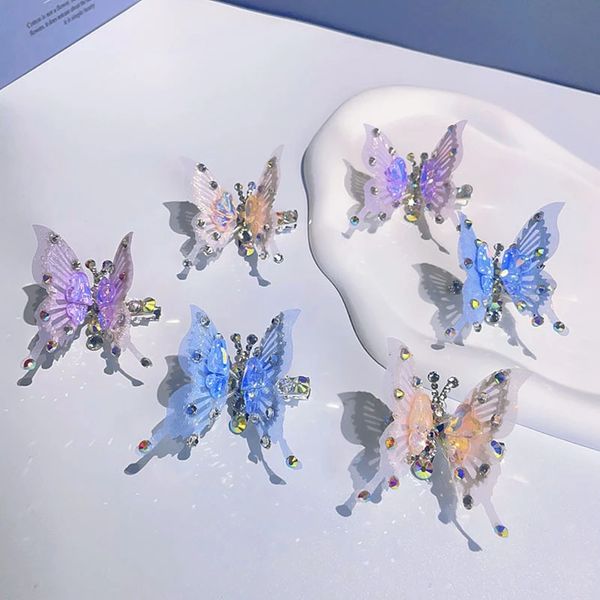 butterfly hairpin moving new gradient hair clip little girl plush rhinestone cute barrettes pearl tassel hair accessories, Golden;silver
butterfly hairpin moving new gradient hair clip little girl plush rhinestone cute barrettes pearl tassel hair accessories, Golden;silver