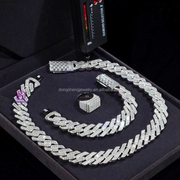 18mm width baguette diamond chain sterling silver 925 gold plated d color vvs moissanite jewelry cuban necklace
18mm width baguette diamond chain sterling silver 925 gold plated d color vvs moissanite jewelry cuban necklace