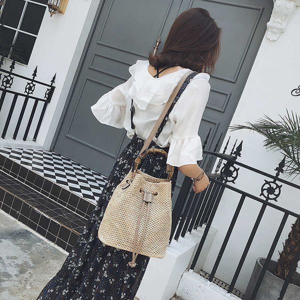 beach bags summer new woven bag fashion korean version bamboo portable bucket women's single shoulder diagonal span
beach bags summer new woven bag fashion korean version bamboo portable bucket women's single shoulder diagonal span