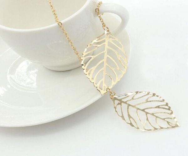 vintage women silver gold charm chain necklace hollow leaf clavicle necklace two leaves pendant necklace jewelry3014181
vintage women silver gold charm chain necklace hollow leaf clavicle necklace two leaves pendant necklace jewelry3014181
