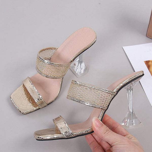 size 45 46 elegant square toe transparent spike heels pumps mesh slippers summer women gold sandals fashion mules party shoe, Black
size 45 46 elegant square toe transparent spike heels pumps mesh slippers summer women gold sandals fashion mules party shoe, Black