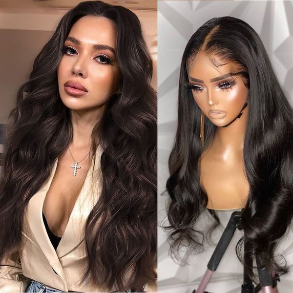 13x4 body wave lace front wig 30 32 34 inch human hair wigs for black women pre plucked brazilian hair 13x6 hd lace frontal wig, Black;brown
13x4 body wave lace front wig 30 32 34 inch human hair wigs for black women pre plucked brazilian hair 13x6 hd lace frontal wig, Black;brown