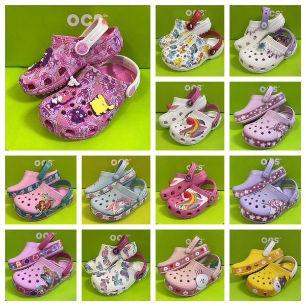 Sandals EVA Kids Crocclog Crocodile Shoes Lightweight Comfortable High-Quality Children Summer Slides Designers Sandalias Mujer Slippers A-01, Brown
Sandals EVA Kids Crocclog Crocodile Shoes Lightweight Comfortable High-Quality Children Summer Slides Designers Sandalias Mujer Slippers A-01, Brown
