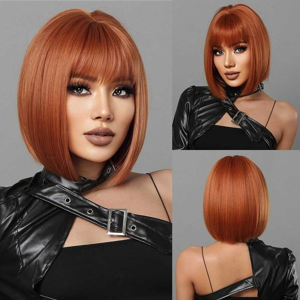 lace wigs ginger bob wigs for women short orange bob wigs with flat bangs heat resistant synthetic hair z0613, Black;brown
lace wigs ginger bob wigs for women short orange bob wigs with flat bangs heat resistant synthetic hair z0613, Black;brown