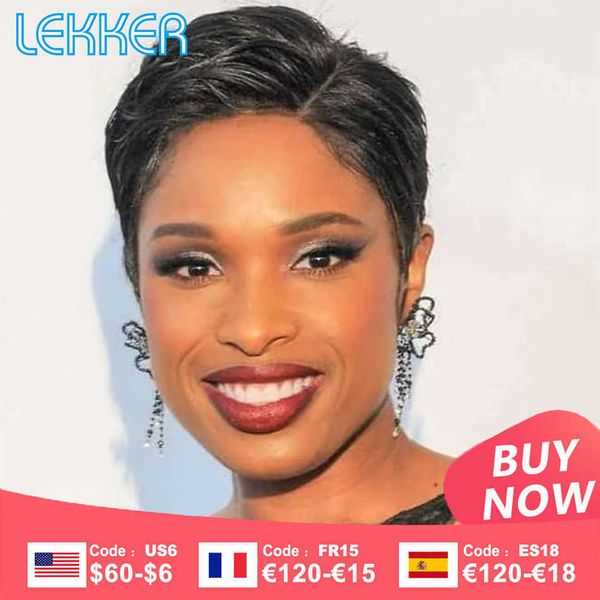 

lace wigs lekker short pixie bob t part lace human hair wig for women natural pre plucked glueless ombre burgundy brazilian remy 613 wigs z0, Black;brown