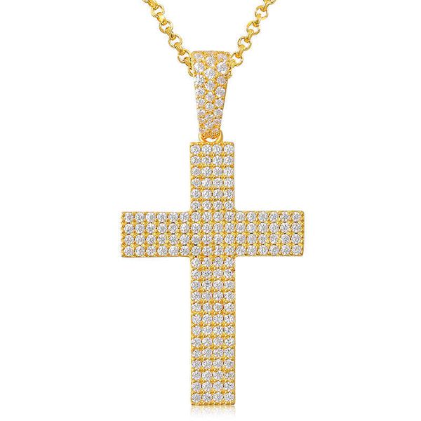 statement fine jewelry gold plated 925 sterling silver vvs moissanite cross pendant necklace
statement fine jewelry gold plated 925 sterling silver vvs moissanite cross pendant necklace