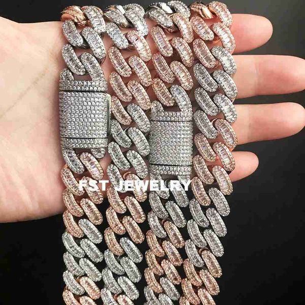 iceman jewelry 17mm men gold bracelet chain man gold chain hip hop baguette cz two tone cuban link chain man jewellery chain, Silver
iceman jewelry 17mm men gold bracelet chain man gold chain hip hop baguette cz two tone cuban link chain man jewellery chain, Silver