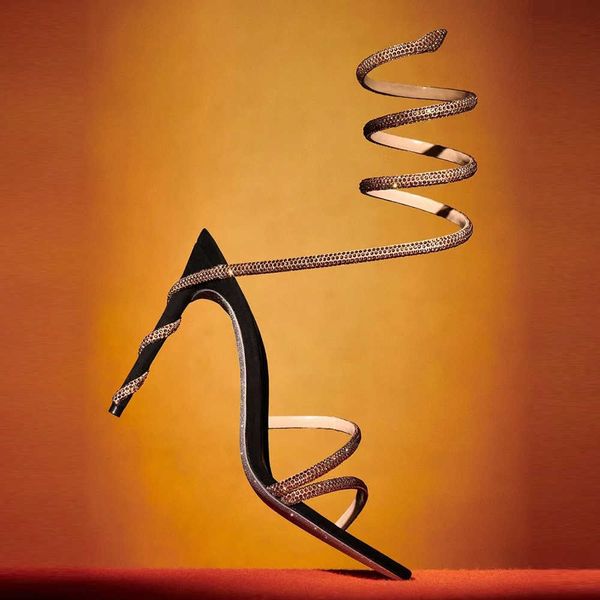 rene caovilla margot crystalblack-honey sandal 95mm crystal-encrusted coiled snake strap thatworks evening shoes rhinestone wrapping around, Black
rene caovilla margot crystalblack-honey sandal 95mm crystal-encrusted coiled snake strap thatworks evening shoes rhinestone wrapping around, Black