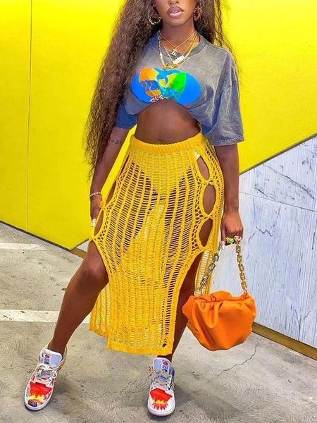 capris sifreyr crochet knitted long skirt women seethrough hollow out side slit skirts summer vacation outfits beach maxi skirts, Black;white
capris sifreyr crochet knitted long skirt women seethrough hollow out side slit skirts summer vacation outfits beach maxi skirts, Black;white