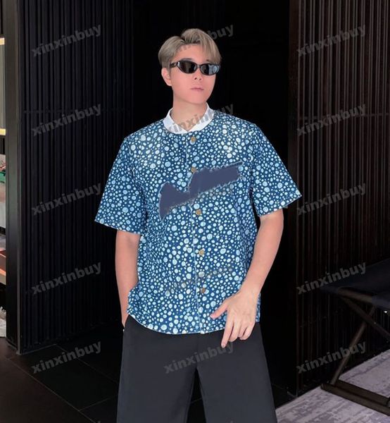xinxinbuy men designer tee t shirt 23ss pumpkin letter dots pattern denim shirt short sleeve women black blue xs-xl, Black;brown
xinxinbuy men designer tee t shirt 23ss pumpkin letter dots pattern denim shirt short sleeve women black blue xs-xl, Black;brown