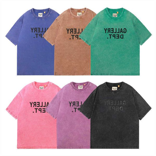 wholesale designer t shirt for sale new g allery d ept chest 3d offset printing water wash old men's and women's same short sleeve, White;black
wholesale designer t shirt for sale new g allery d ept chest 3d offset printing water wash old men's and women's same short sleeve, White;black