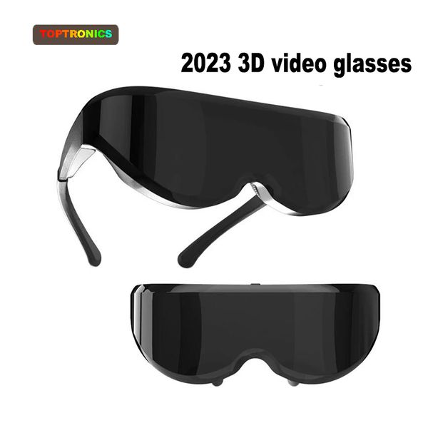 Image of Upgrade 3D Smart Glasses for Men Women IMAX HD Giant Screen Dual IPS DisplayThin & Light Confortable to Wear Smart VR Glasses Smart Video Glasses For Movies Games Home