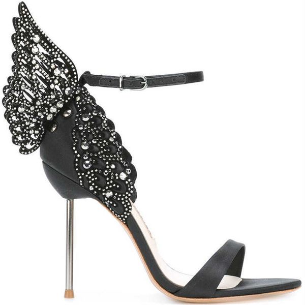 sophia webster women's butterfly high heel sandals - design patchwork evangeline stilettos for proms parties celebrities, Black
sophia webster women's butterfly high heel sandals - design patchwork evangeline stilettos for proms parties celebrities, Black