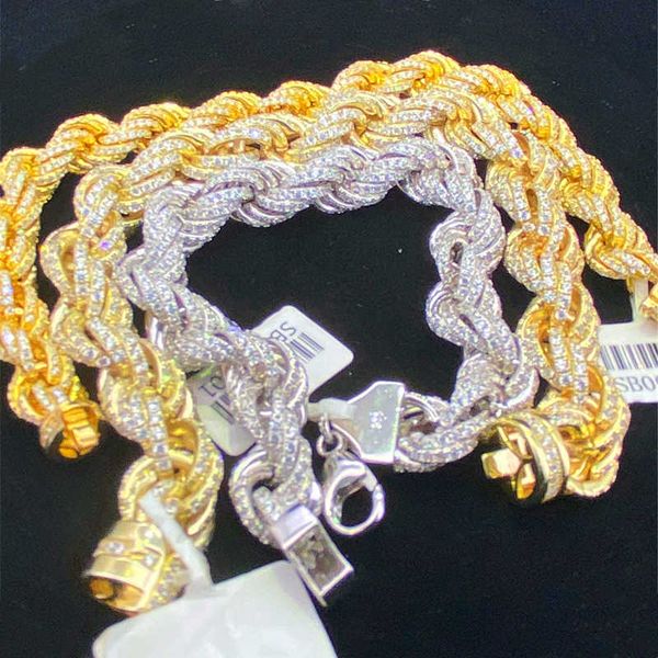 twist iced out moissanite diamond cuban bracelet hip hop men jewelry cuban links silver moissanite rope chain
twist iced out moissanite diamond cuban bracelet hip hop men jewelry cuban links silver moissanite rope chain