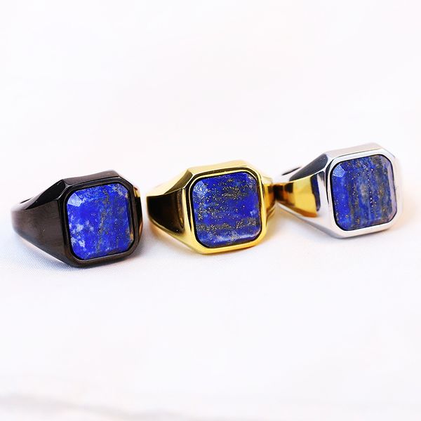 men's rings stainless steel square lapis lazuli stone gemstone ring for men gentlmen boss jewelry gift yw230cg1674, Golden;silver
men's rings stainless steel square lapis lazuli stone gemstone ring for men gentlmen boss jewelry gift yw230cg1674, Golden;silver