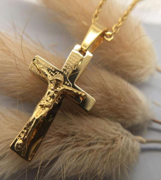 men 24 k solid gold gf cross necklaces whole crucifix pendant women jewelry fashion jesus decoration dress8421538, Silver
men 24 k solid gold gf cross necklaces whole crucifix pendant women jewelry fashion jesus decoration dress8421538, Silver